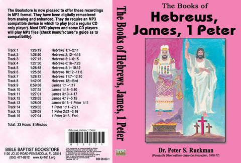 Hebrews, James, 1 Peter - MP3