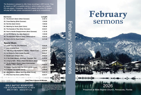 February 2026 Sermons - MP3