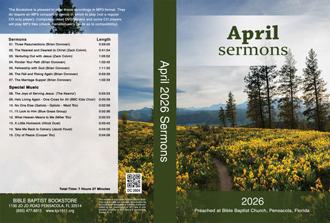 April 2026 Sermons - MP3