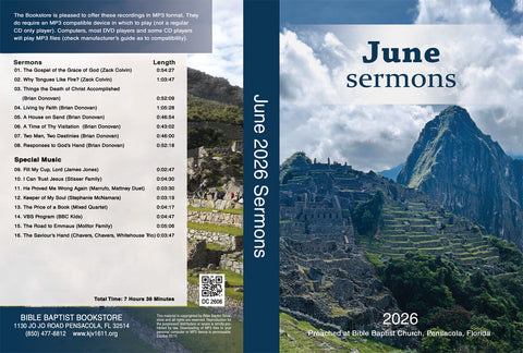 June 2026 Sermons - MP3