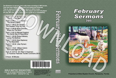 February 2015 Sermons - Downloadable MP3