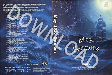 May  2020 Sermons - Downloadable MP3