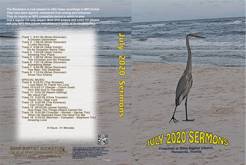 July  2020 Sermons - MP3