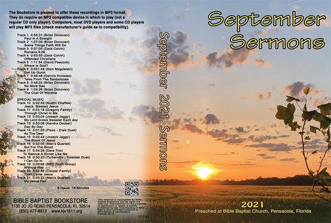 September 2021 Sermons - MP3