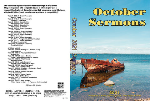 October 2021 Sermons - MP3