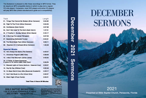 December 2021 Sermons - MP3
