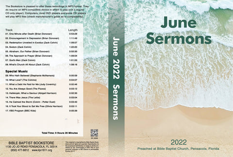 June 2022 Sermons - MP3