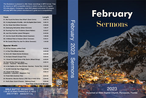 February 2023 Sermons - MP3