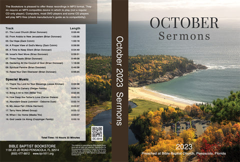 October 2023 Sermons - MP3