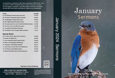 January 2024 Sermons - MP3