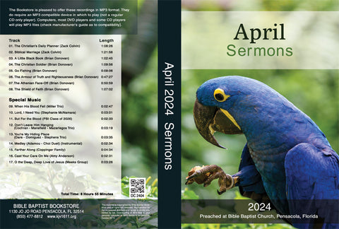 April 2024 Sermons - MP3