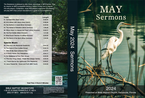 May 2024 Sermons - MP3