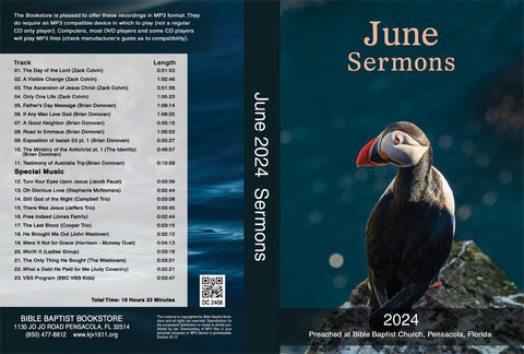 June 2024 Sermons - MP3
