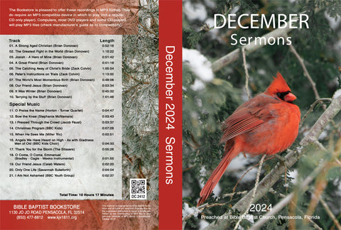 December 2024 Sermons - MP3