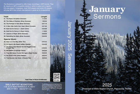 January 2025 Sermons - MP3