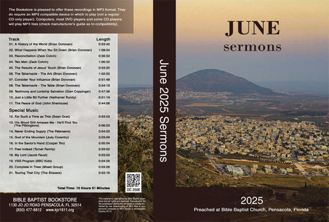 June 2025 Sermons - MP3