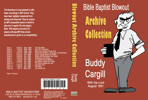 Buddy Cargill: Bible Baptist Blowout Archive - MP3
