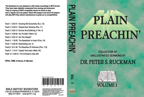 Plain Preachin' Volume 1 - MP3