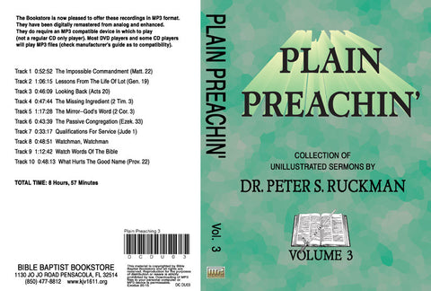 Plain Preachin' Volume 3 - MP3