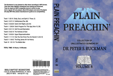 Plain Preachin' Volume 8 - MP3