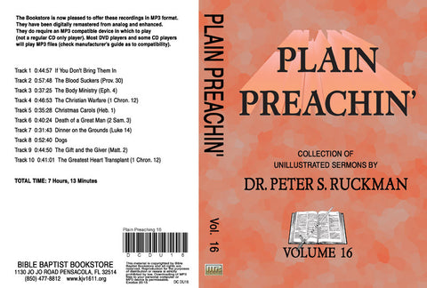 Plain Preachin' Volume 16 - MP3