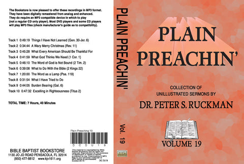 Plain Preachin' Volume 19 - MP3