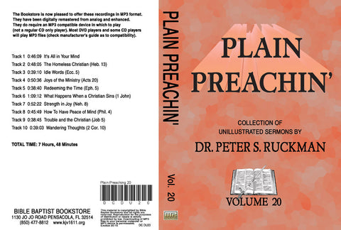 Plain Preachin' Volume 20 - MP3