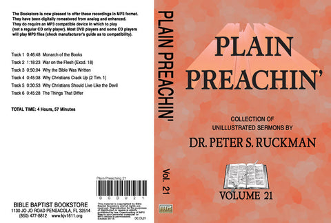 Plain Preachin' Volume 21 - MP3