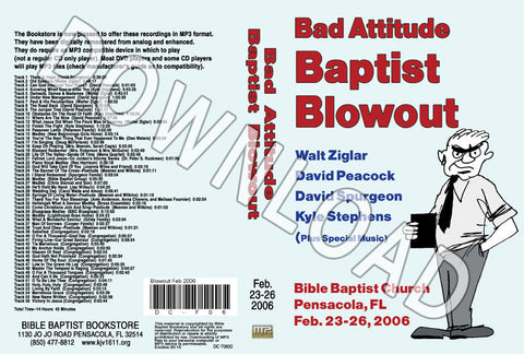 February 2006 Blowout Sermons & Music - Downloadable MP3