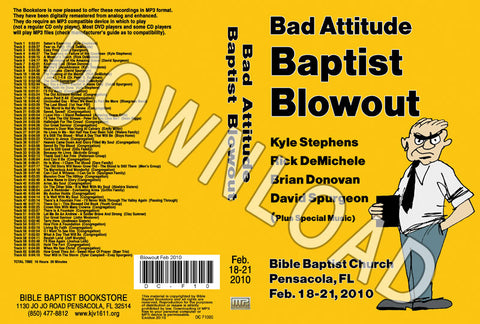 February 2010 Blowout Sermons & Music - Downloadable MP3