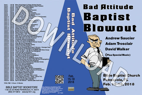 February 2018 Blowout MP3 Sermons & Music - Downloadable MP3