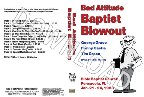1988 January Blowout Sermons & Music - Downloadable MP3
