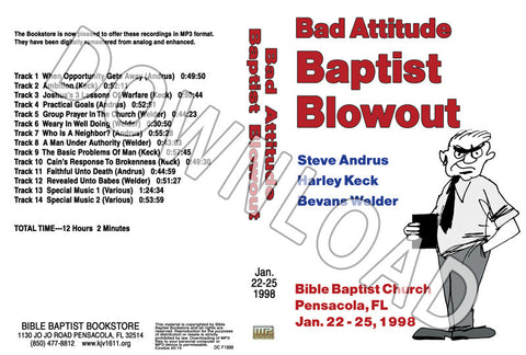 1998 January  Blowout Sermons - Downloadable MP3