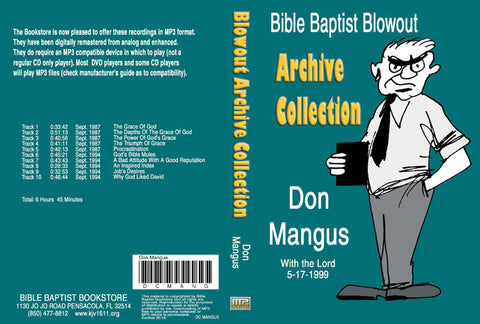 Don Mangus: Bible Baptist Blowout Archive - MP3