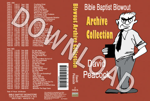 David Peacock: Bible Baptist Blowout Archive - Downloadable MP3