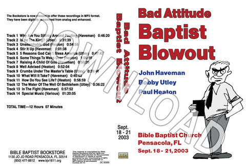2003 September Blowout Sermons - Downloadable MP3