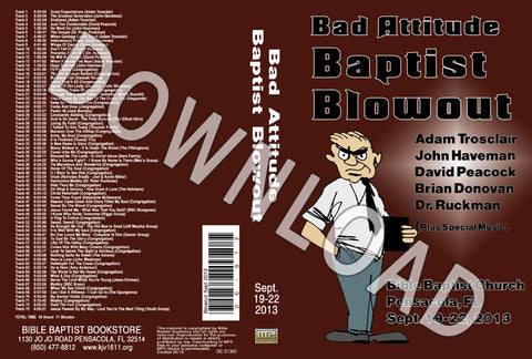September 2013 Blowout Sermons & Music - Downloadable MP3