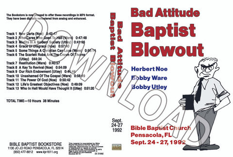 1992 September Blowout Sermons - Downloadable MP3