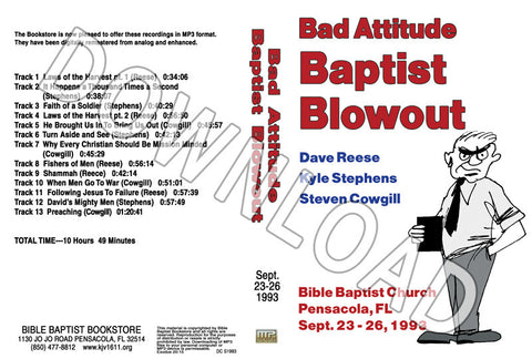 1993 September Blowout Sermons - Downloadable MP3