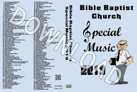 2019 Bible Baptist Church Special Music - Downloadable MP3