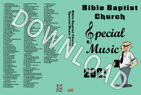2021 Bible Baptist Church Special Music - Downloadable MP3