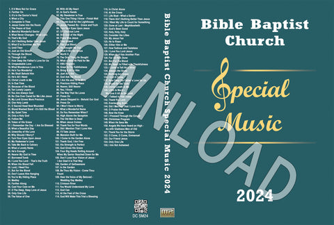 2024 Bible Baptist Church Special Music - Downloadable MP3