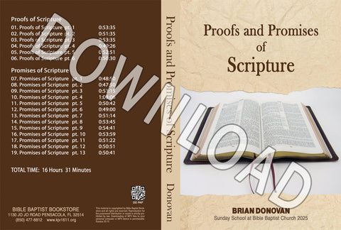 Brian Donovan: Proofs and Promises of Scripture - Downloadable MP3