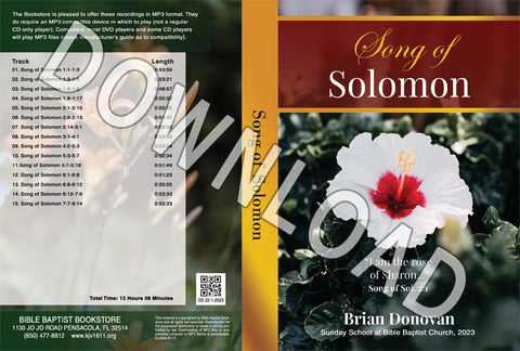 Brian Donovan: Song of Solomon (2023) - Downloadable MP3