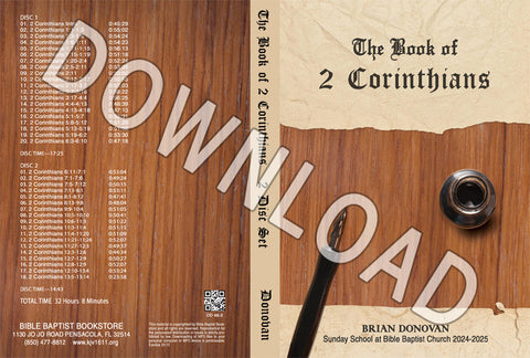 Brian Donovan: 2 Corinthians 2024 - 2025 - Downloadable MP3