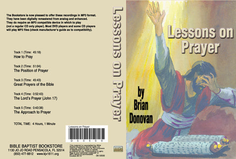 Brian Donovan: Lessons on Prayer - MP3