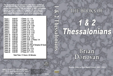 Brian Donovan: The Books of 1 & 2 Thessalonians - MP3