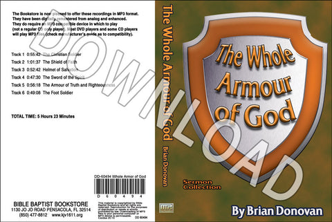 Brian Donovan: The Whole Armor Of God - Downloadable MP3