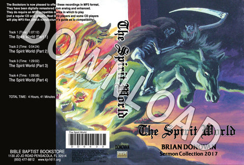 Brian Donovan: The Spirit World - Downloadable MP3
