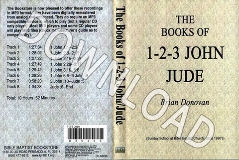 Brian Donovan: 1 John through Jude - Downloadable MP3